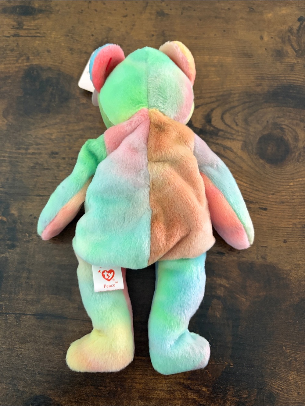 Ty Beanie Baby * Peace the Bear * Date of birth: February 1, 1996 * - Picture 3 of 5